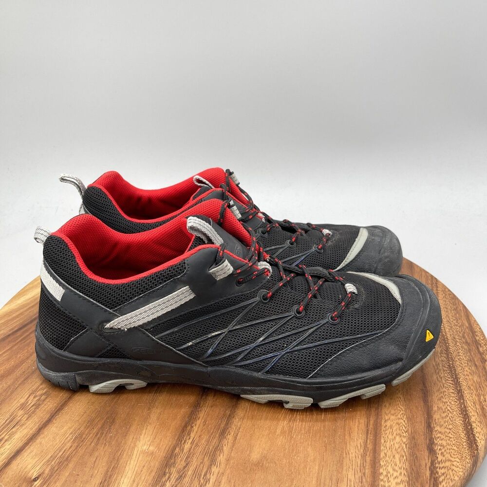 Keen Marshall Shoes Mens Size 13 Black Red Trail Running Comfort Hiking Walking